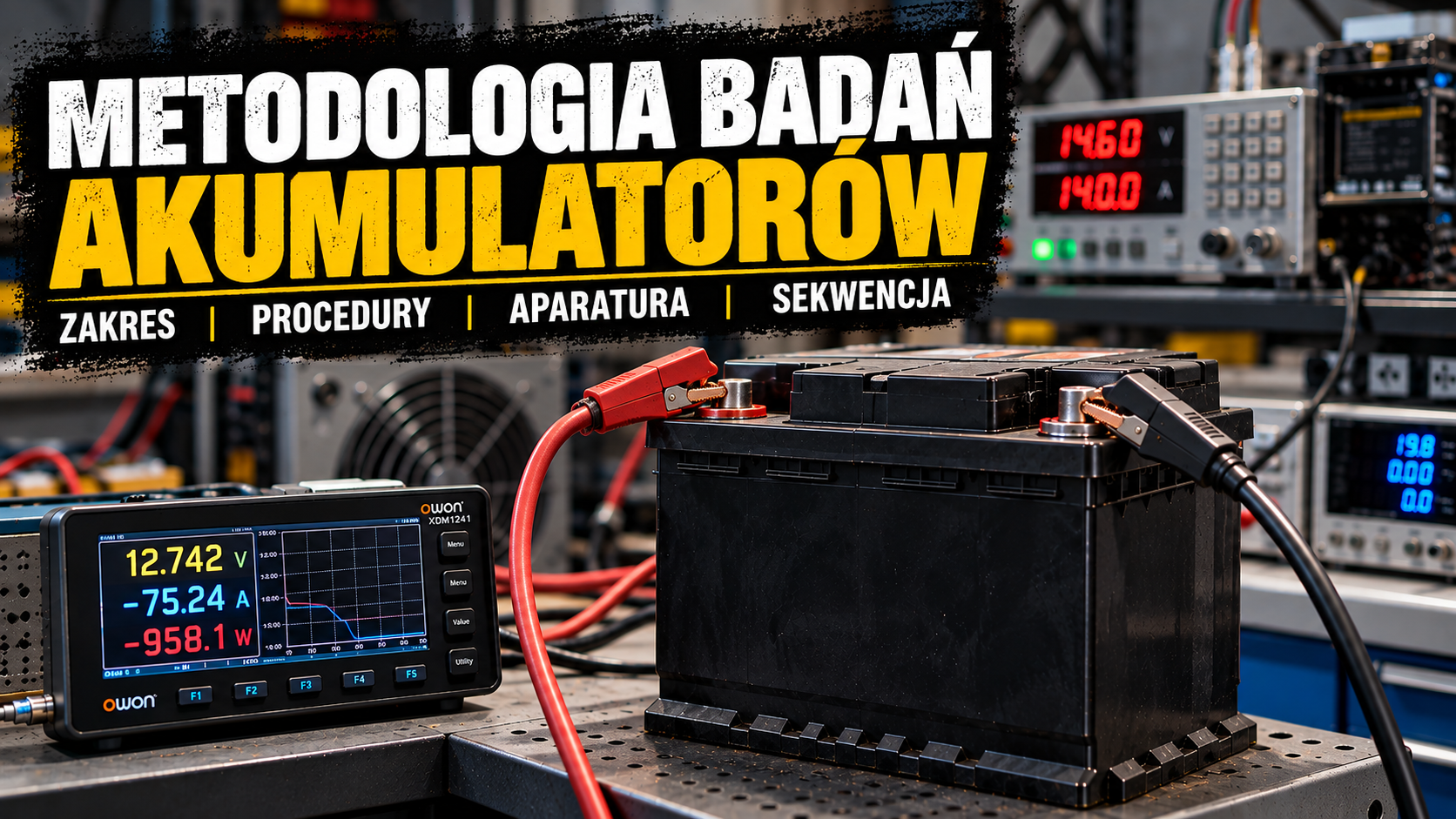 Metodologia badań akumulatorów przyrządami pomiarowymi